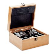 Set pt whisky in cutie bambus, Bamboo, wood