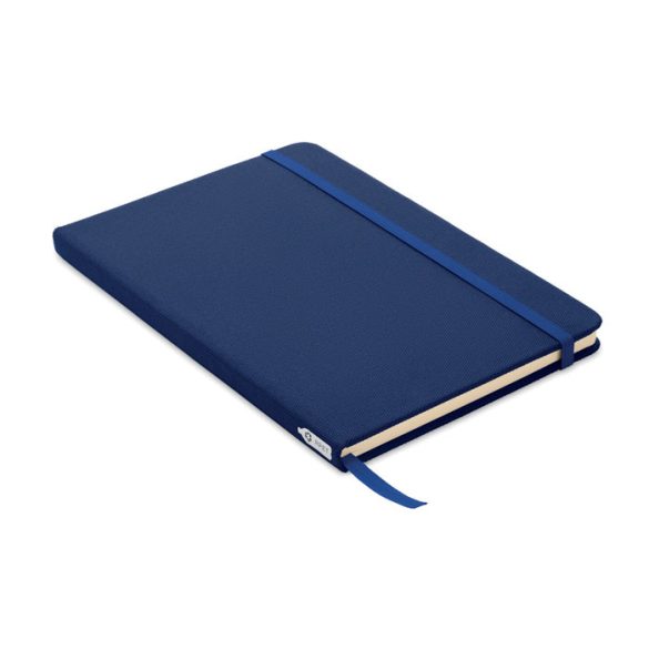 Notes A5 cu coperta RPET 600D, RPET, blue