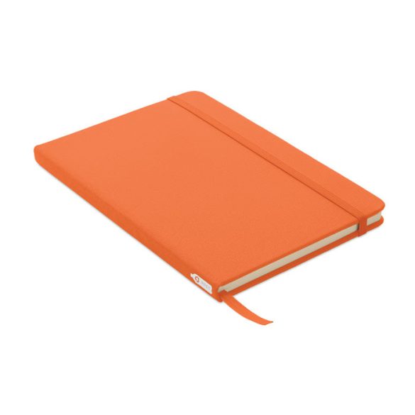 Notes A5 cu coperta RPET 600D, RPET, portocaliu