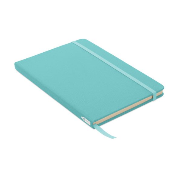 Notes A5 cu coperta RPET 600D, RPET, turcoaz