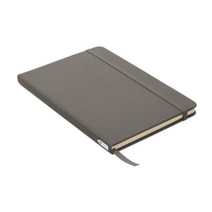 Notes A5 cu coperta RPET 600D, RPET, gri piatra