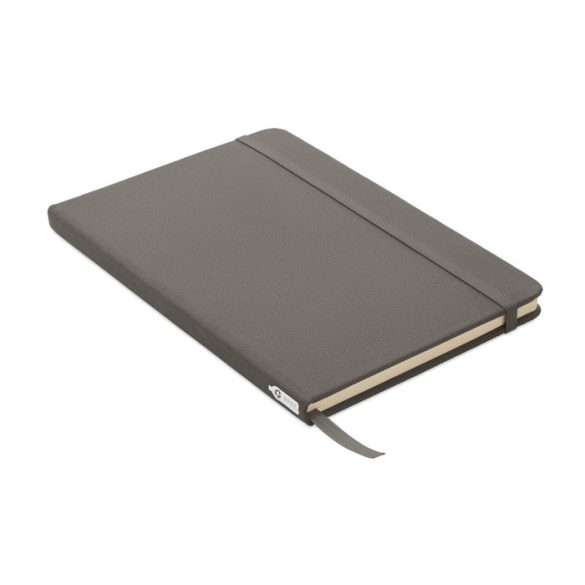 Notes A5 cu coperta RPET 600D, RPET, gri piatra