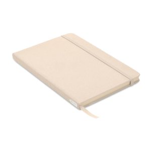 Notes A5 cu coperta RPET 600D, PET, alb inchis