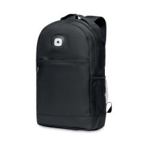 Rucsac RPET cu lumina COB, RPET, black