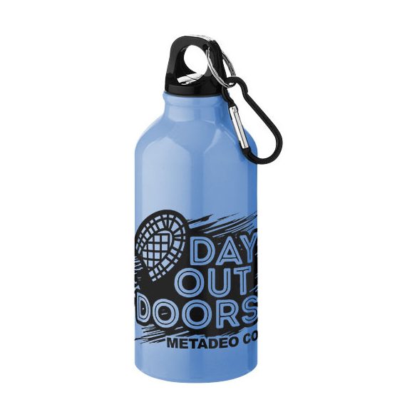 Oregon 400 ml aluminium water bottle with carabiner