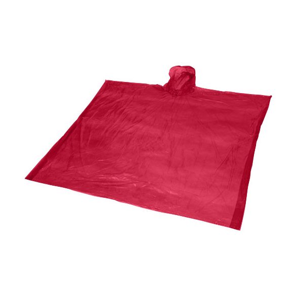 Ziva disposable rain poncho with pouch