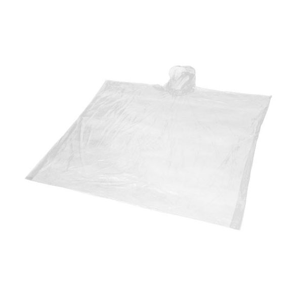 Ziva disposable rain poncho with pouch