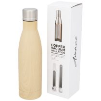 Vasa wood copper vacuum insulated bottle