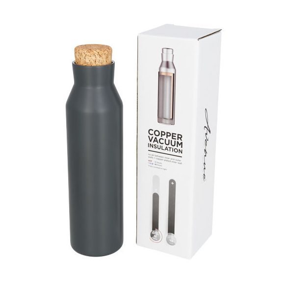 Norse copper vacuum insulated bottle with cork