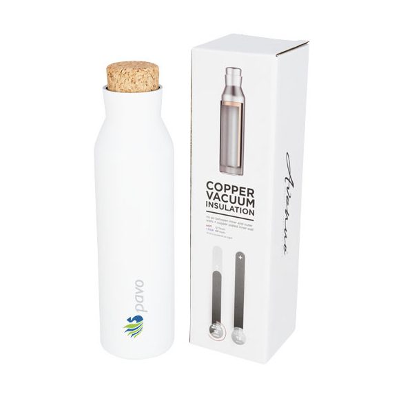 Norse copper vacuum insulated bottle with cork