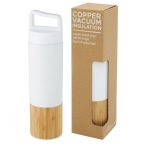   Torne 540 ml copper vacuum insulated stainless steel bottle with bamboo outer wall