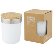   Lagan 300 ml copper vacuum insulated stainless steel tumbler with bamboo lid