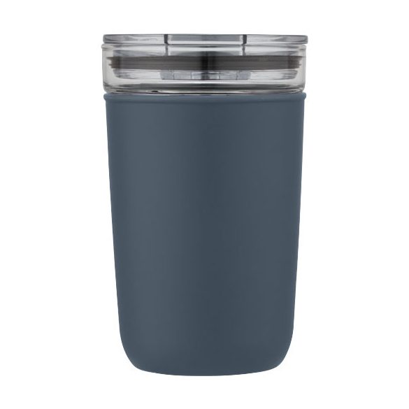 Bello 420 ml glass tumbler with recycled plastic outer wall