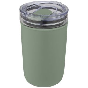 Bello 420 ml glass tumbler with recycled plastic outer wall