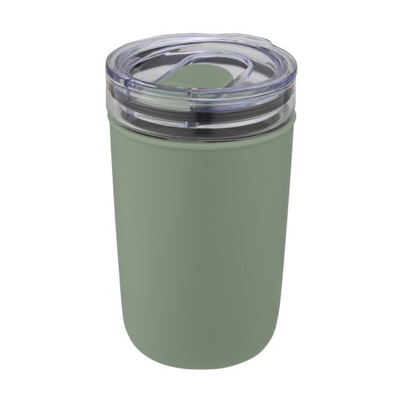 Bello 420 ml glass tumbler with recycled plastic outer wall