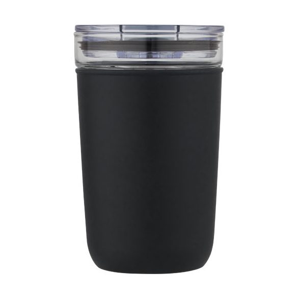 Bello 420 ml glass tumbler with recycled plastic outer wall