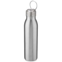 Harper 700 ml stainless steel water bottle with metal loop