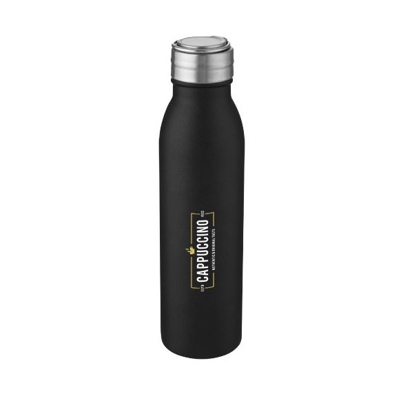 Harper 700 ml stainless steel water bottle with metal loop