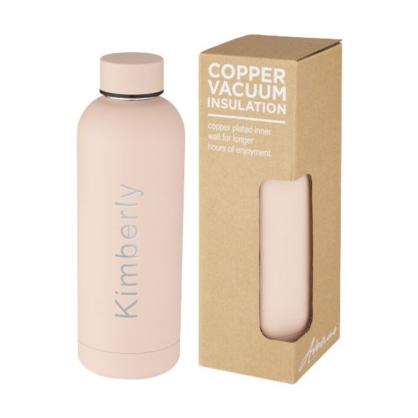 Spring 500 ml copper vacuum insulated bottle