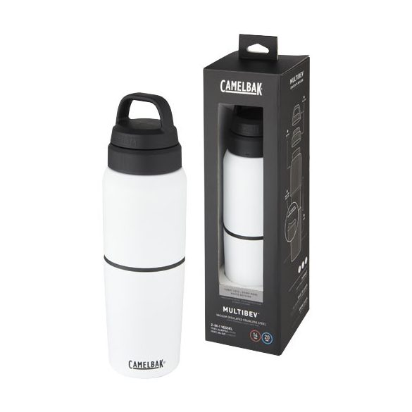 MultiBev vacuum insulated stainless steel 500 ml bottle and 350 ml cup