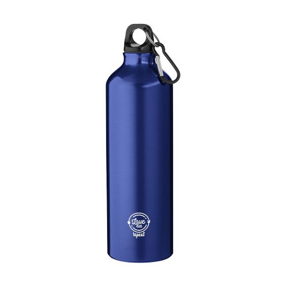 Oregon 770 ml RCS certified recycled aluminium water bottle with carabiner