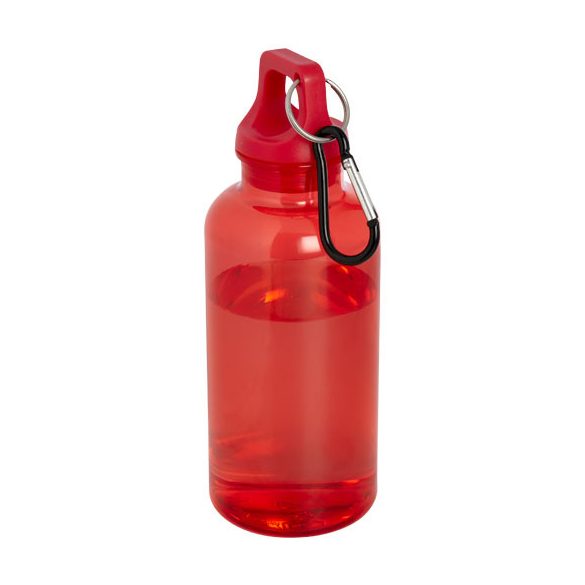 Oregon 400 ml RCS certified recycled plastic water bottle with carabiner