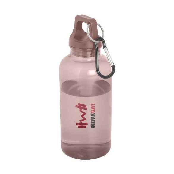 Oregon 400 ml RCS certified recycled plastic water bottle with carabiner