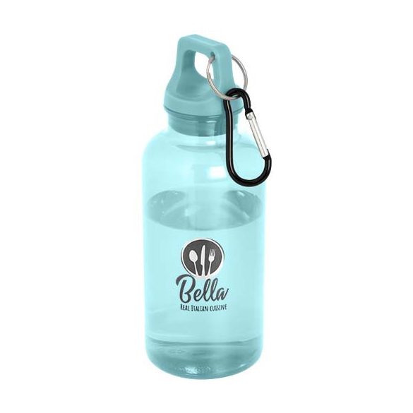 Oregon 400 ml RCS certified recycled plastic water bottle with carabiner