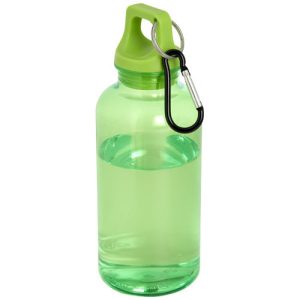 Oregon 400 ml RCS certified recycled plastic water bottle with carabiner