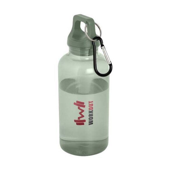Oregon 400 ml RCS certified recycled plastic water bottle with carabiner