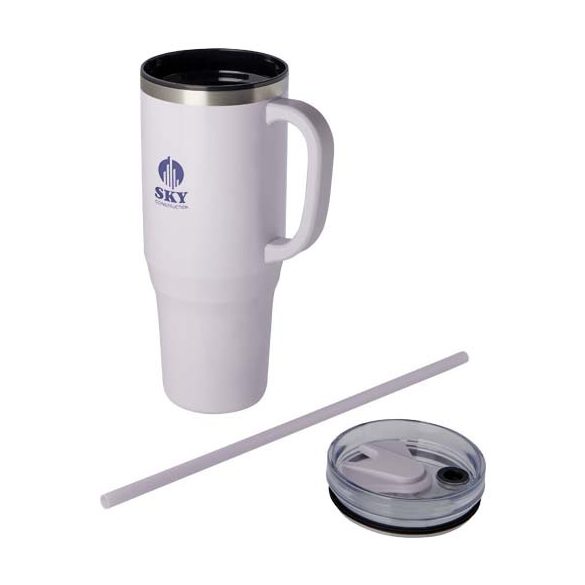 Melbourne 1200 ml RCS certified insulated tumbler with straw