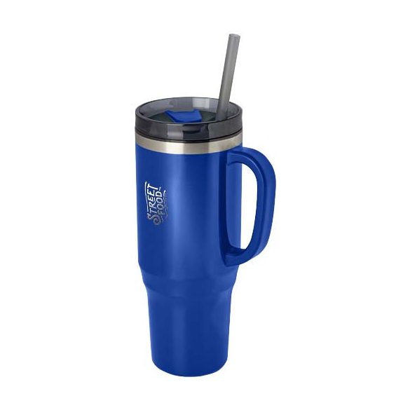 Melbourne 1200 ml RCS certified insulated tumbler with straw