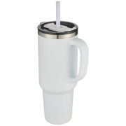   Sydney 1200 ml double wall RCS certified copper vacuum insulated mug with straw