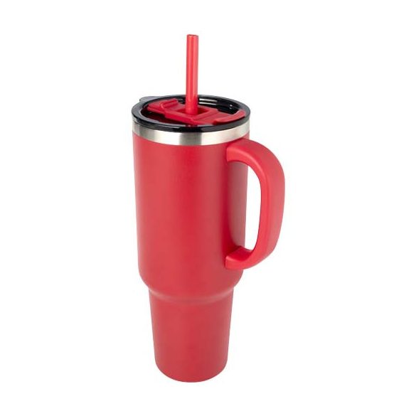 Sydney 1200 ml double wall RCS certified copper vacuum insulated tumbler with straw