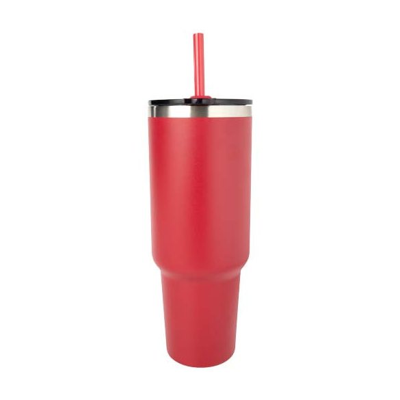 Sydney 1200 ml double wall RCS certified copper vacuum insulated tumbler with straw
