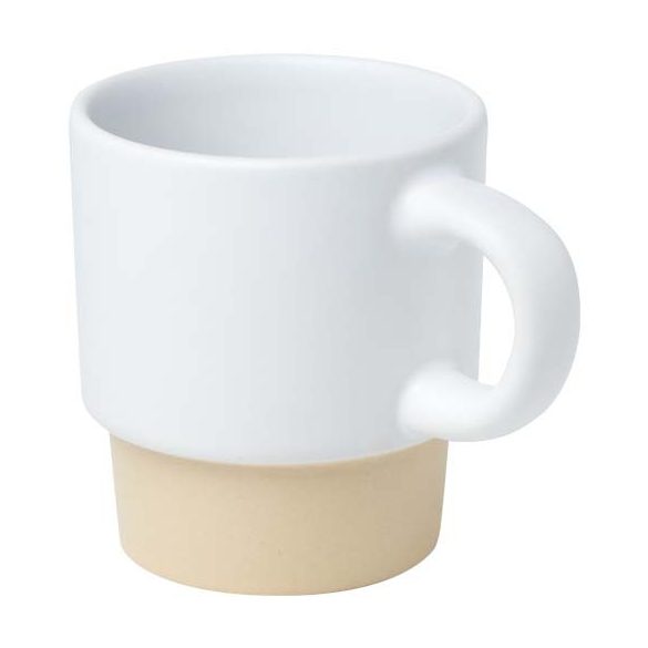 Olympia 130 ml stackable expresso cup with clay bottom