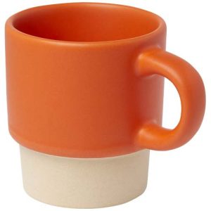 Olympia 130 ml stackable expresso cup with clay bottom