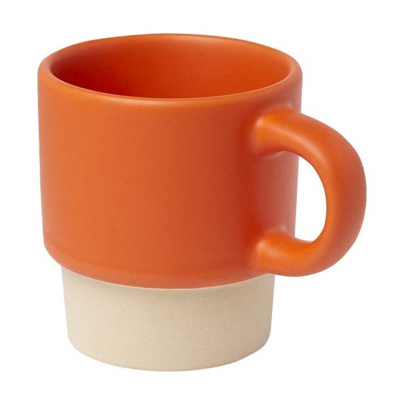 Olympia 130 ml stackable expresso cup with clay bottom