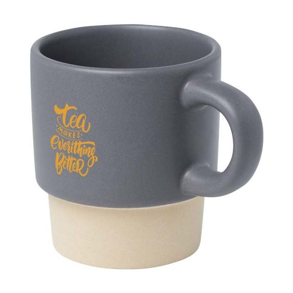 Olympia 130 ml stackable expresso cup with clay bottom