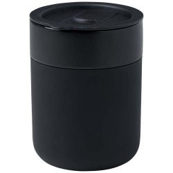   Java 330 ml ceramic tumbler with silicone wrap and plastic lid