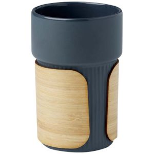 Fika 340 ml tumbler with bamboo sleeve