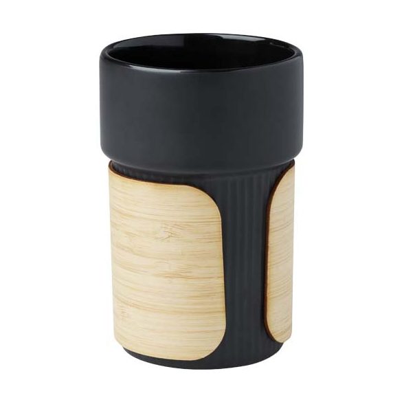 Fika 340 ml tumbler with bamboo sleeve