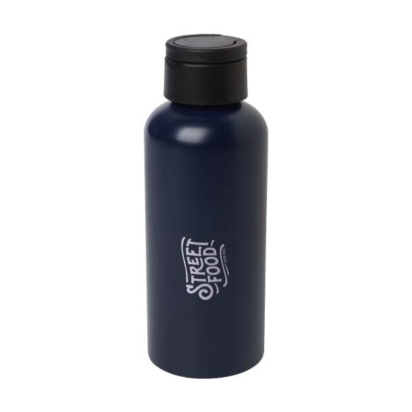 Trinity 600 ml RCS certified recycled aluminium water bottle with RPET lid