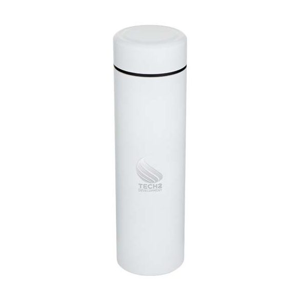 Taylor 450 ml double wall stainless steel flask with tea strainer