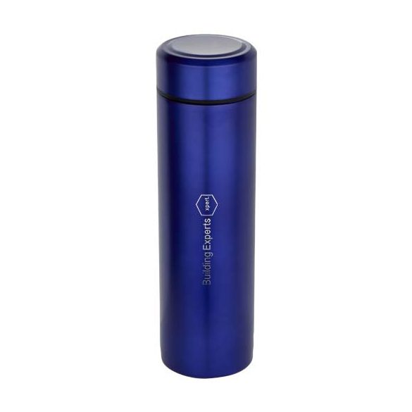 Taylor 450 ml double wall stainless steel flask with tea strainer
