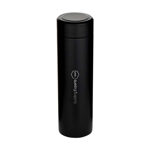 Taylor 450 ml double wall stainless steel flask with tea strainer