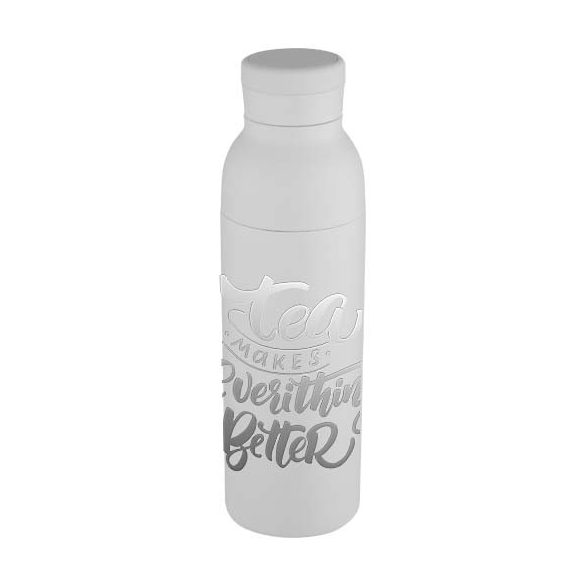 Illuminate 650 ml RCS recycled stainlesss steel double wall insulated water bottle