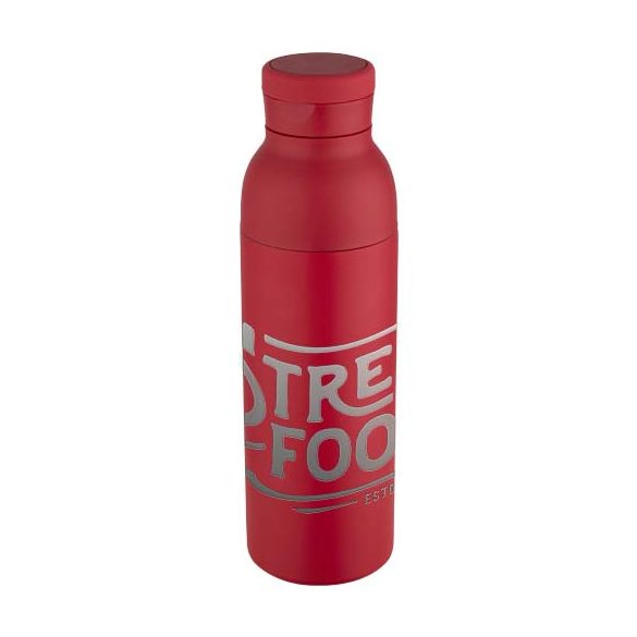 Illuminate 650 ml RCS recycled stainlesss steel double wall insulated water bottle
