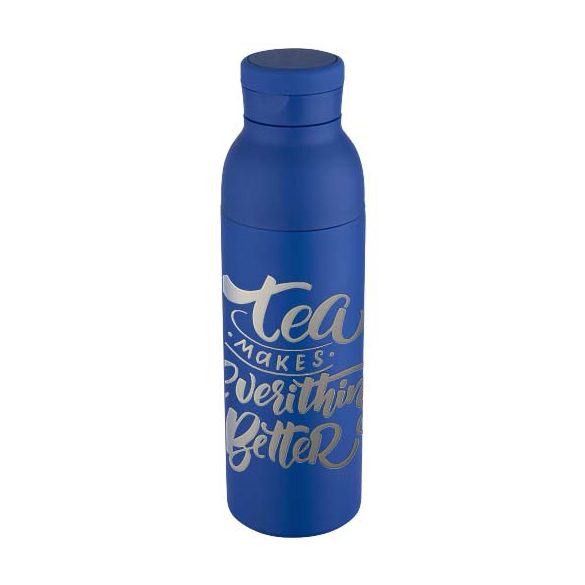 Illuminate 650 ml RCS recycled stainlesss steel double wall insulated water bottle