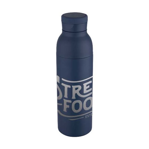 Illuminate 650 ml RCS recycled stainlesss steel double wall insulated water bottle